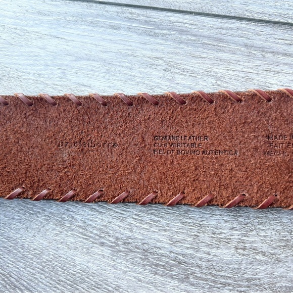 Liz Claiborne Wide Braided Leather Belt main image 5